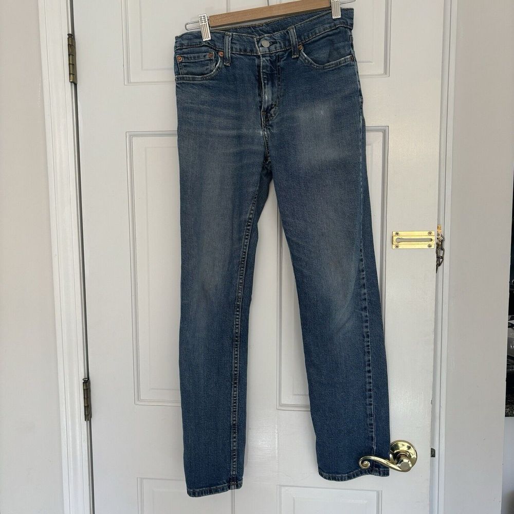 Levi's 511 Denim Slim Fit Men's Jeans SZ 30x30 Distressed Medium Wash